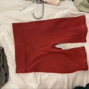 F21 ribbed biker shorts